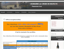 Tablet Screenshot of domaine-la-croix-de-marche.fr